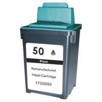 Remanufactured Lexmark 50, 17G0050, 17G0055 ink cartridge, high yield, black