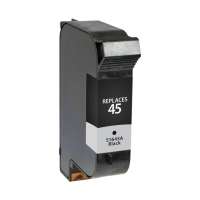 Remanufactured HP 45, 51645A ink cartridge, black