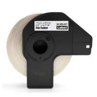 Compatible label tape for Brother DK1203 die-cut file folder labels