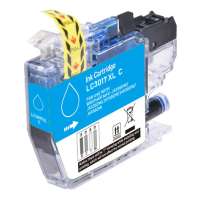 Compatible inkjet cartridge for Brother LC3017C - high yield cyan