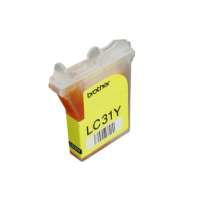 Genuine OEM Original Brother LC31Y printer ink cartridge - yellow