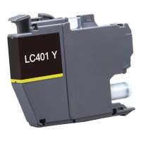 Compatible inkjet cartridge for Brother LC401Y - yellow