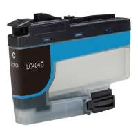 Compatible inkjet cartridge for Brother LC404C - cyan