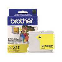 Brother LC51Y original ink cartridge, yellow