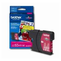 Brother LC65HYM original ink cartridge, high yield, magenta