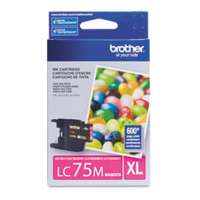 Brother LC75M original ink cartridge, high yield, magenta