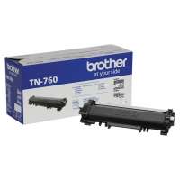 Original Brother TN760 toner cartridge - high capacity black