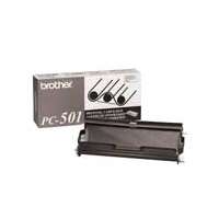 Genuine OEM Original Brother PC501 ribbon cartridge - black