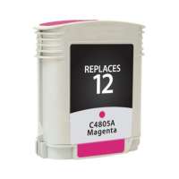 Remanufactured HP 12, C4805A ink cartridge, magenta