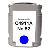 Remanufactured HP 82XL, C4911A ink cartridge, high yield, cyan