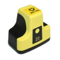 Remanufactured HP 02, C8773WN ink cartridge, yellow