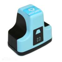 Remanufactured HP 02, C8774WN ink cartridge, light cyan