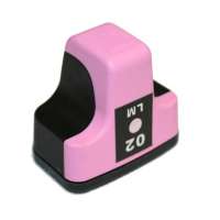 Remanufactured HP 02, C8775WN ink cartridge, light magenta