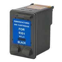 Remanufactured HP 21, C9351AN ink cartridge, black