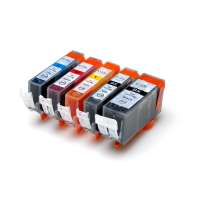 Compatible Canon CLI-221, PGI-220 ink cartridges, 5 pack