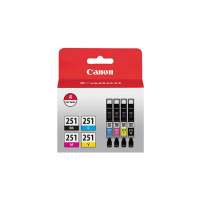 Genuine Original Canon 6513B004 (CLI-251) Multipack - 4 pack