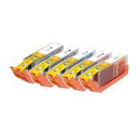 Compatible Canon CLI-251 XL, PGI-250 XL ink cartridges, 5 pack