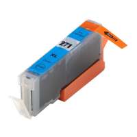 Compatible Canon CLI-271C XL ink cartridge, high yield, cyan