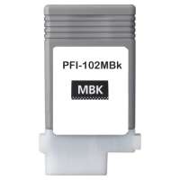 Compatible Canon PFI-102MBK ink cartridge, matte black