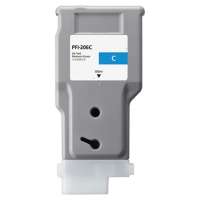 Compatible Canon PFI-206C ink cartridge, cyan