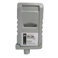 Compatible Canon PFI-704BK ink cartridge, pigment black