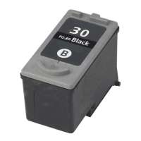 Remanufactured Canon PG-30 ink cartridge, pigment black