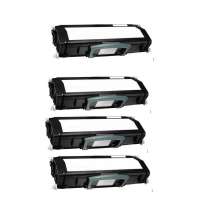 Remanufactured Dell 2230 toner cartridges, 4 pack