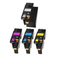 Remanufactured Dell C1660 toner cartridges, 4 pack