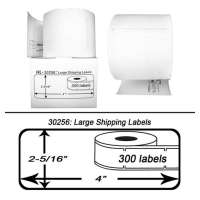 Compatible label tape for Dymo 30256