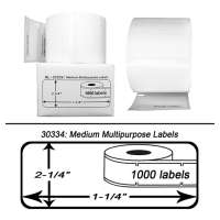 Compatible label tape for Dymo 30334