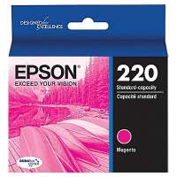 Epson 220, T220320 OEM ink cartridge, magenta