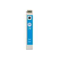 Remanufactured Epson 77, T077220 ink cartridge, high yield, cyan