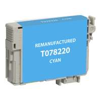 Remanufactured Epson 78, T078220 ink cartridge, cyan