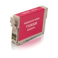 Remanufactured Epson 124, T124320 ink cartridge, magenta