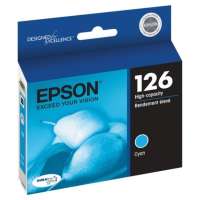 Epson 126, T126220 OEM ink cartridge, high yield, cyan