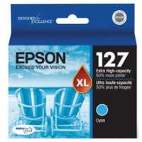 Epson 127, T127220 OEM ink cartridge, extra high yield, cyan