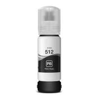 Compatible ink bottle for Epson T512120 (512) - photo black