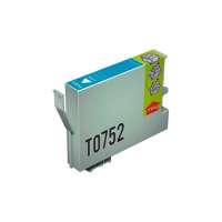 Remanufactured Epson T0752 ink cartridge, cyan