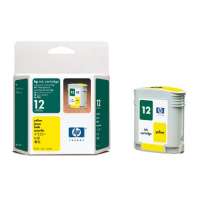 HP 12, C4806A OEM ink cartridge, yellow