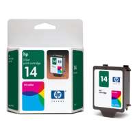 HP 14XL OEM ink cartridge, high yield, tri-color