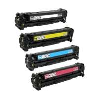 Compatible HP 201X, CF400X, CF401X, CF403X, CF402X toner cartridges, 4 pack