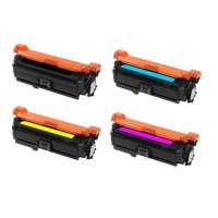 Compatible HP 507A toner cartridges - 4-pack