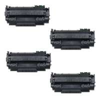 Compatible HP Q7553X (53X) toner cartridges - 4-pack