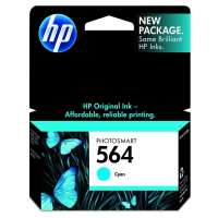 HP 564, CB318WN OEM ink cartridge, cyan