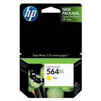 HP 564XL, CB325WN OEM ink cartridge, high yield, yellow