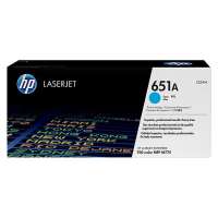 Genuine Original HP CE341A (651A) toner cartridge - cyan