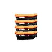 Compatible HP 653X, 653A, CF320X, CF321A, CF323A, CF322A toner cartridges, 4 pack