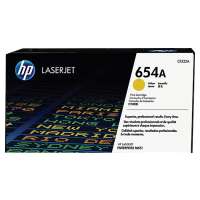 HP 654A, CF332A original toner cartridge, 15000 pages, yellow