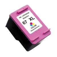 Remanufactured HP 3YM58AN (HP 67XL) ink cartridge - high capacity color