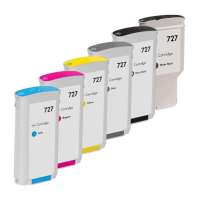 Remanufactured inkjet cartridges Multipack for HP 727 - 6 pack